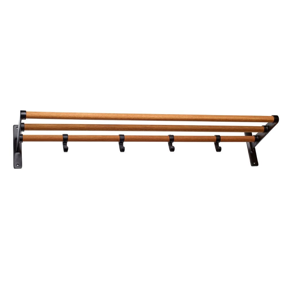 Hutablage Elegant - Eiche/Schwarz