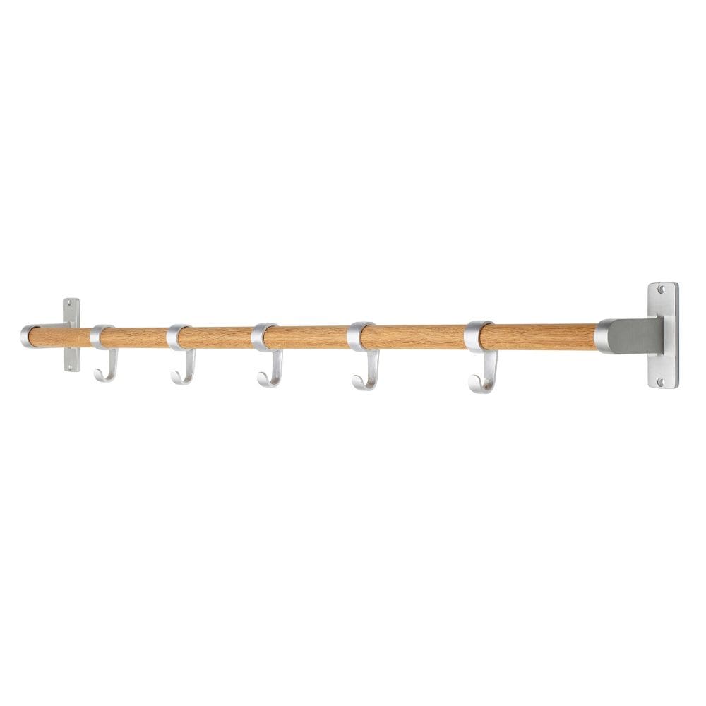 Hakenleiste Elegant - 1000mm - Eiche/Aluminium