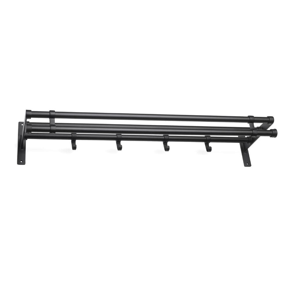 Hutablage Elegant Plus - 1000mm - Schwarz