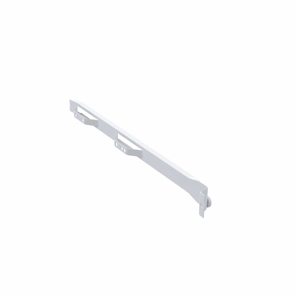 Rollschiene 500/19 - Links - 224/256mm - Weiß