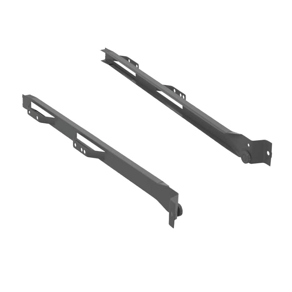 Rollschiene 500/16 -  Rechts & Links - 224/256mm - Dunkelgrau