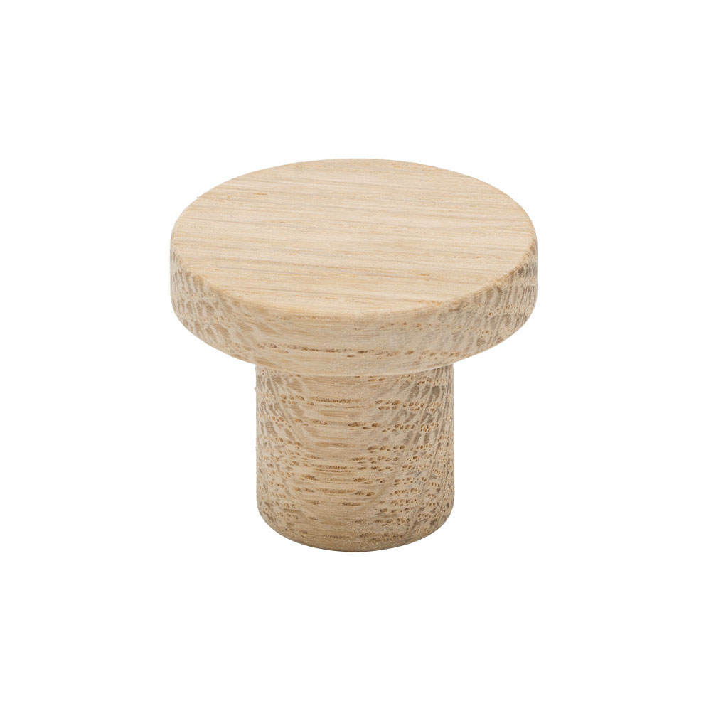 Möbelknopf Circum - 33mm - Unbehandelte Eiche