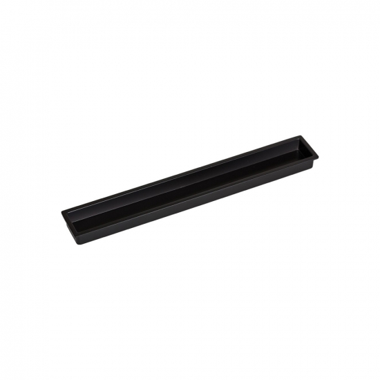 Einlassgriff Cubic - 160mm - Mattschwarz