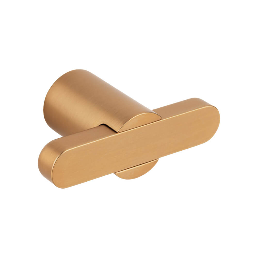 Möbelknopf T Fusion - Gebürstetes Messing