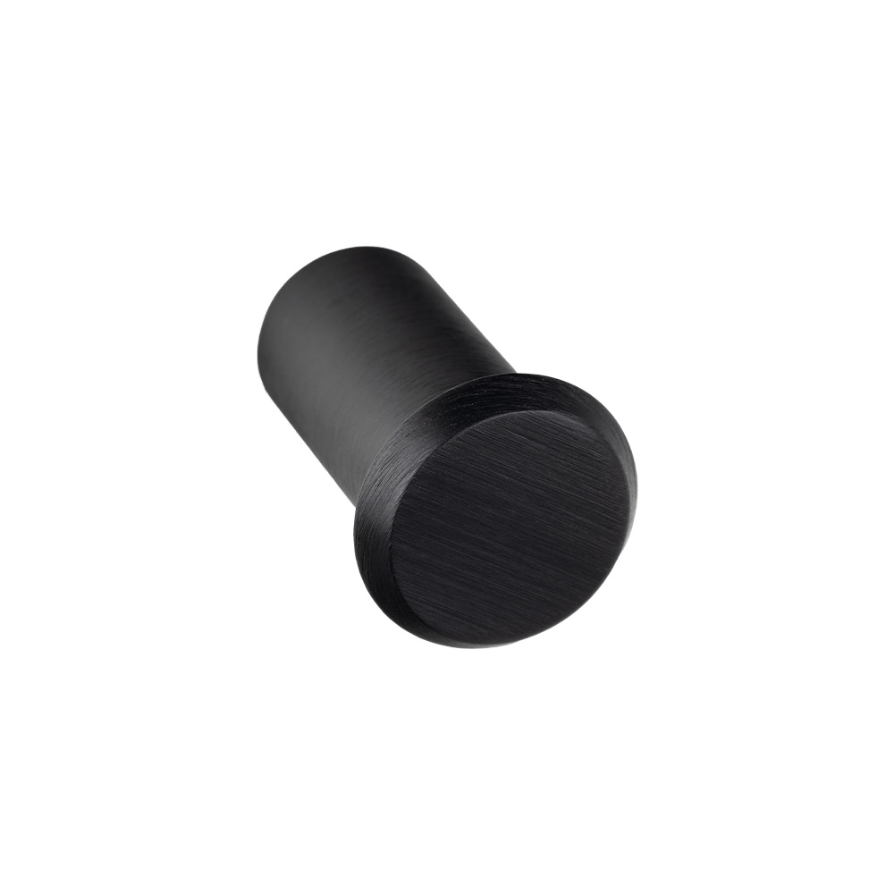 Möbelknopf Fase Ø23mm - Gebürstetes Schwarz