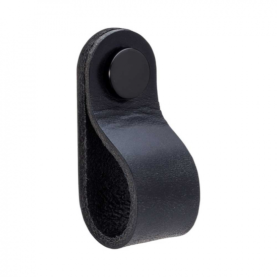 Loop Round - Leder Schwarz/Schwarz