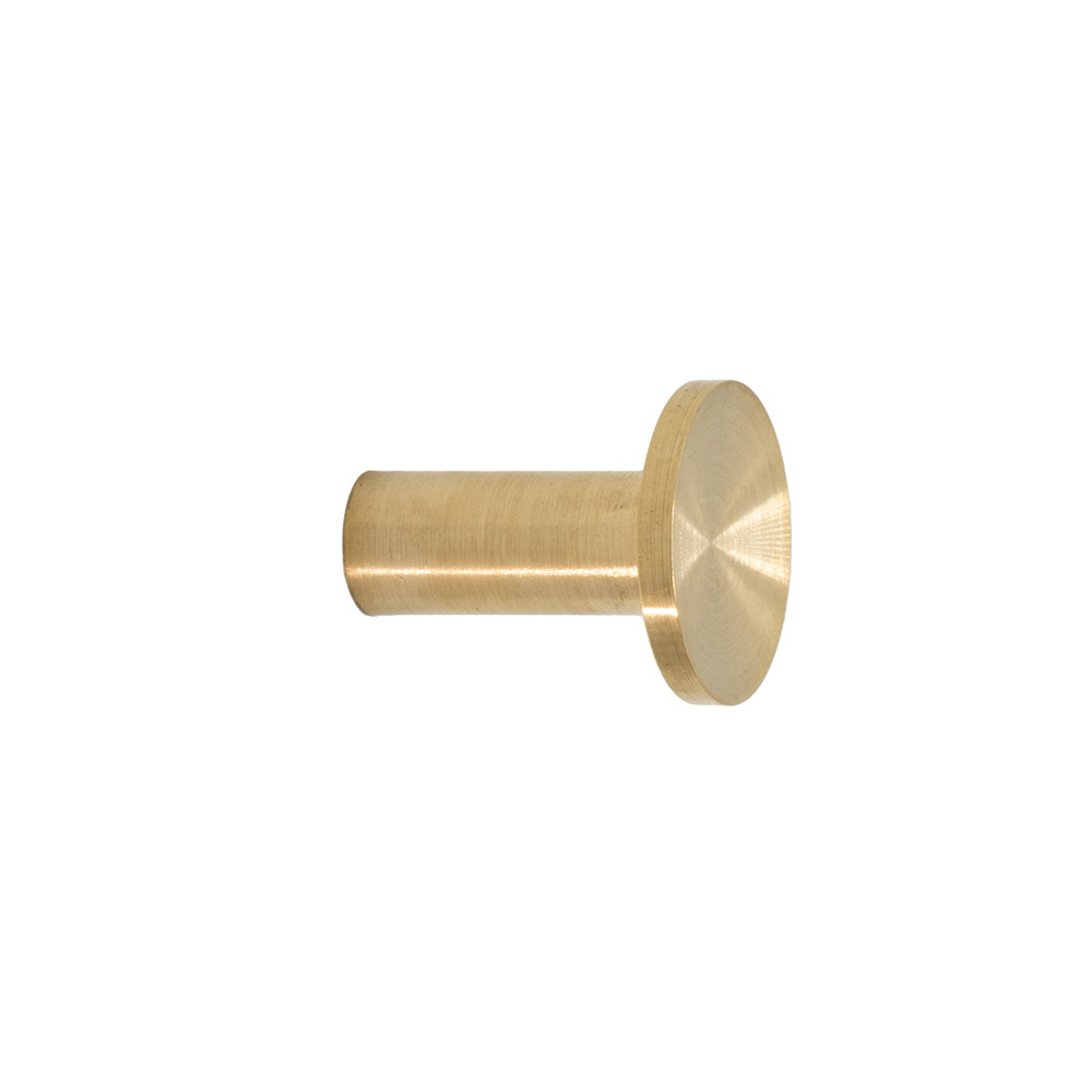 Haken Sture - 18mm - Gebürstetes Unbehandeltes Messing