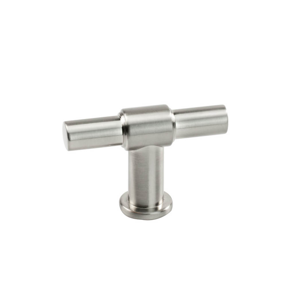 Möbelknopf T-type - Edelstahl-Optik