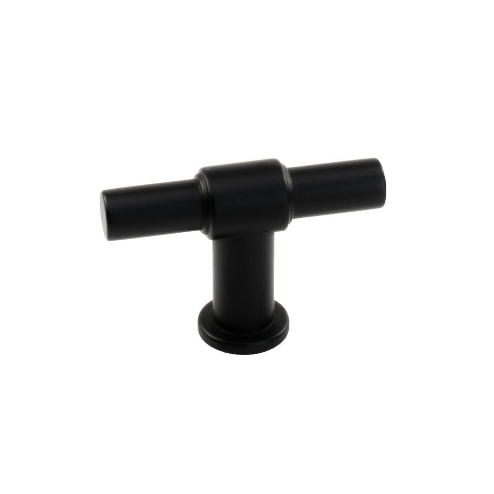 Möbelknopf T-type - Mattschwarz