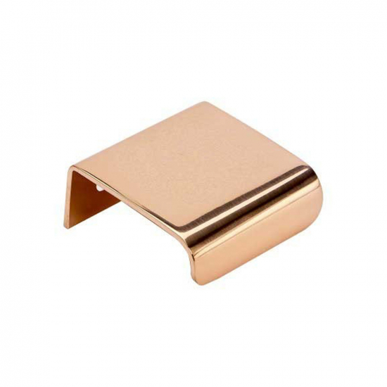 Kantengriff Lip - 40mm - Poliertes Kupfer