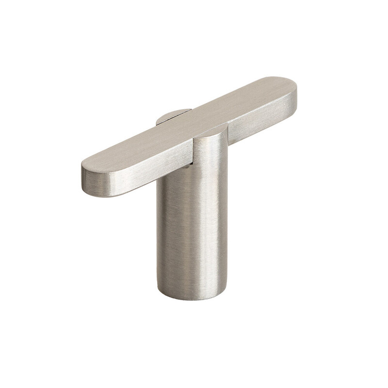 Möbelknopf T Flow - Gebürstetes Nickel