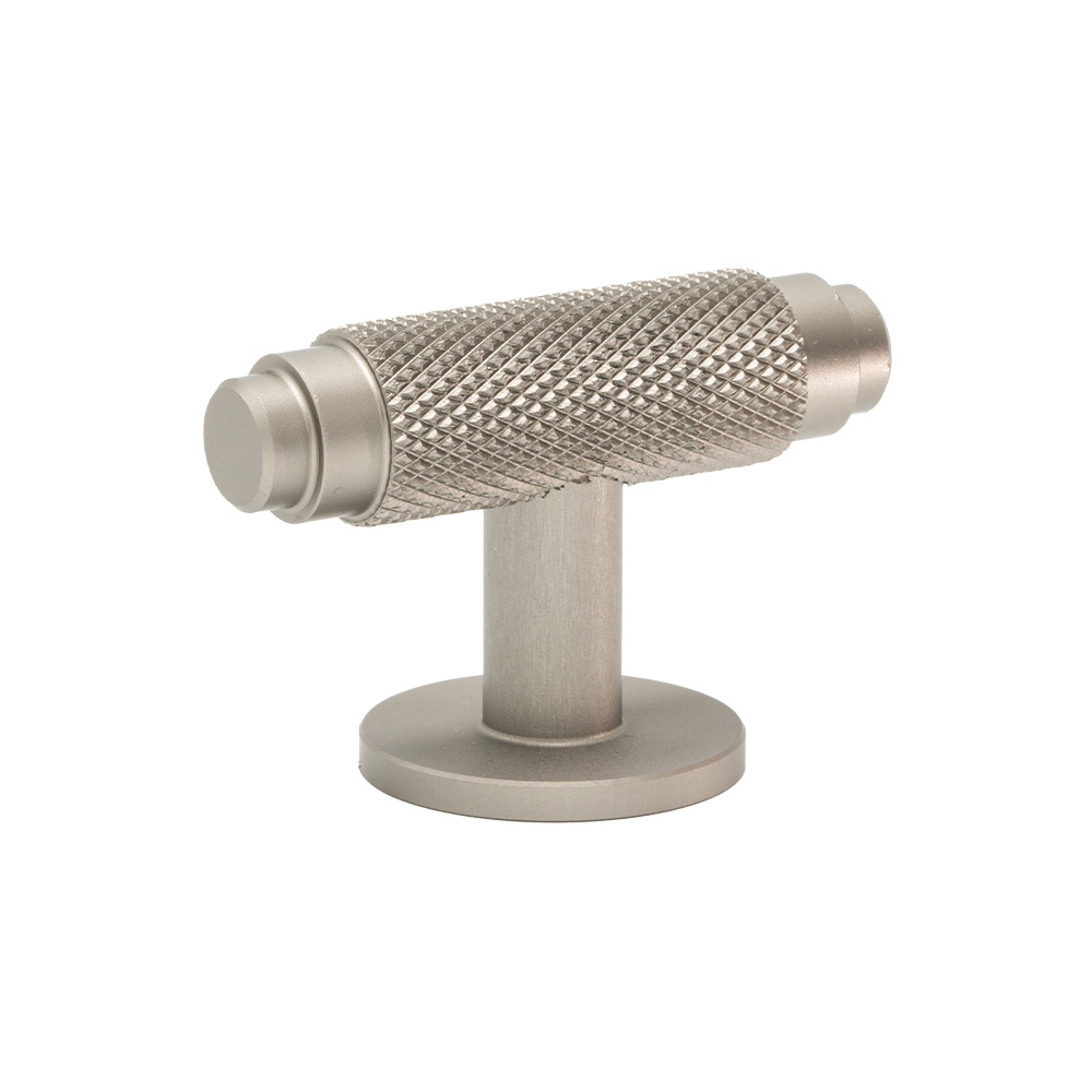 Griffknauf T-Form T Riff - Edelstahl-Optik