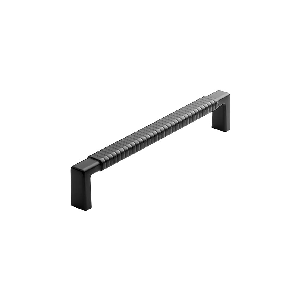 Möbelgriff Rattan - 160mm - Mattschwarz