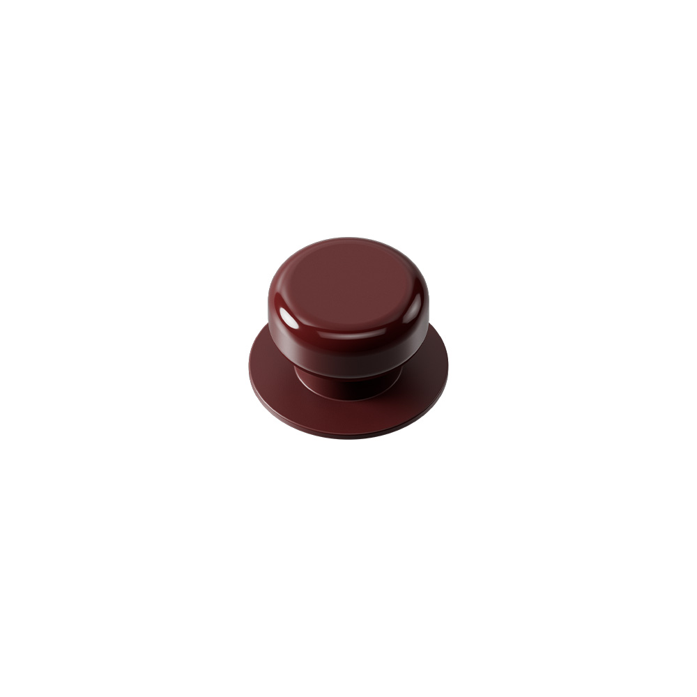 Möbelknopf Colette - 50mm - Glossy Maroon Red