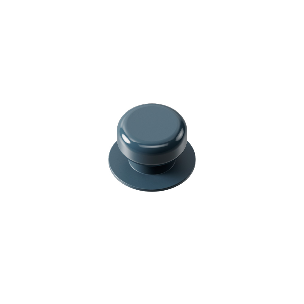 Möbelknopf Colette - 50mm - Glossy Slate Blue
