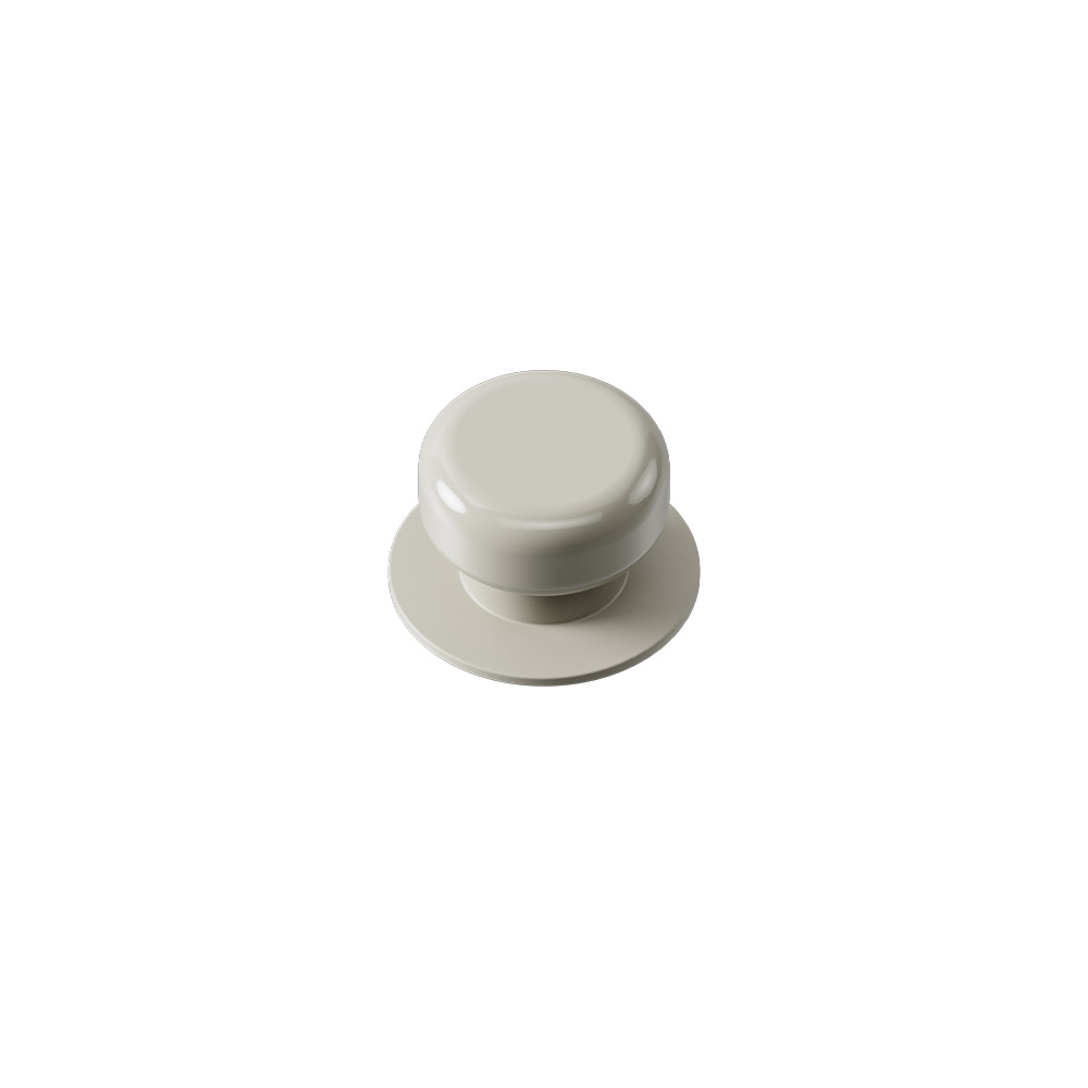 Möbelknopf Colette - 50mm - Glossy Dusty Creme