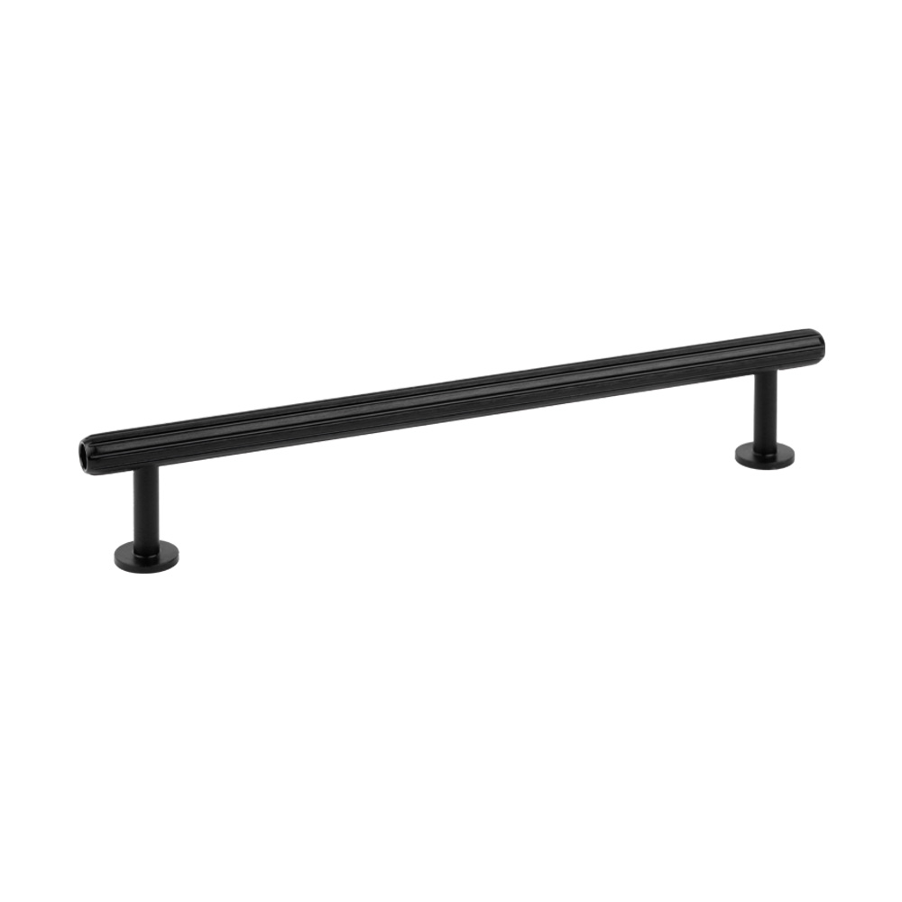 Möbelgriff Rille Mini - Gebürstetes Schwarz