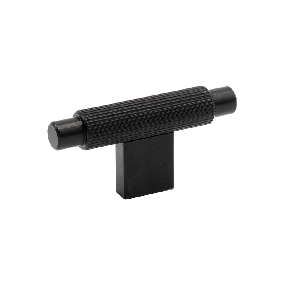 Möbelknopf T Arpa - Gebürstetes Schwarz