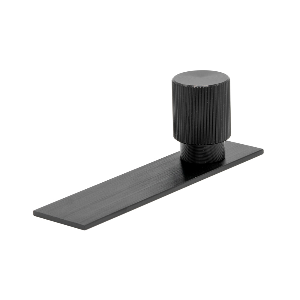 Möbelknopf Arpa/Bricka - Gebürstetes Schwarz