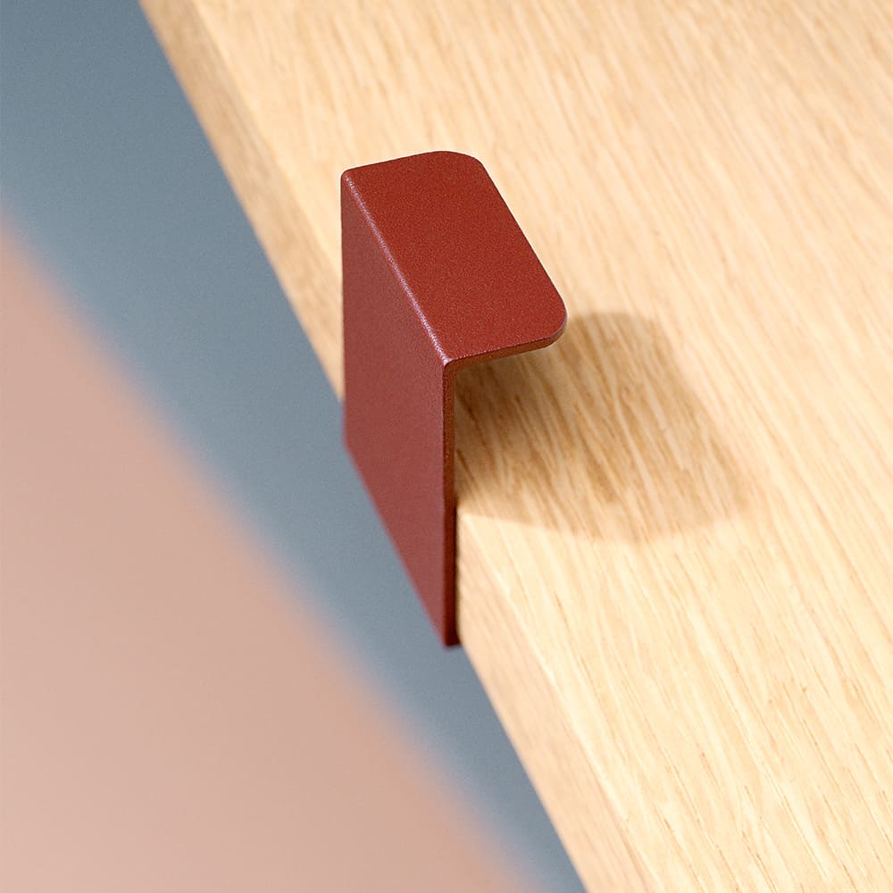 Toniton Hide Möbelgriff - Reddish Brown