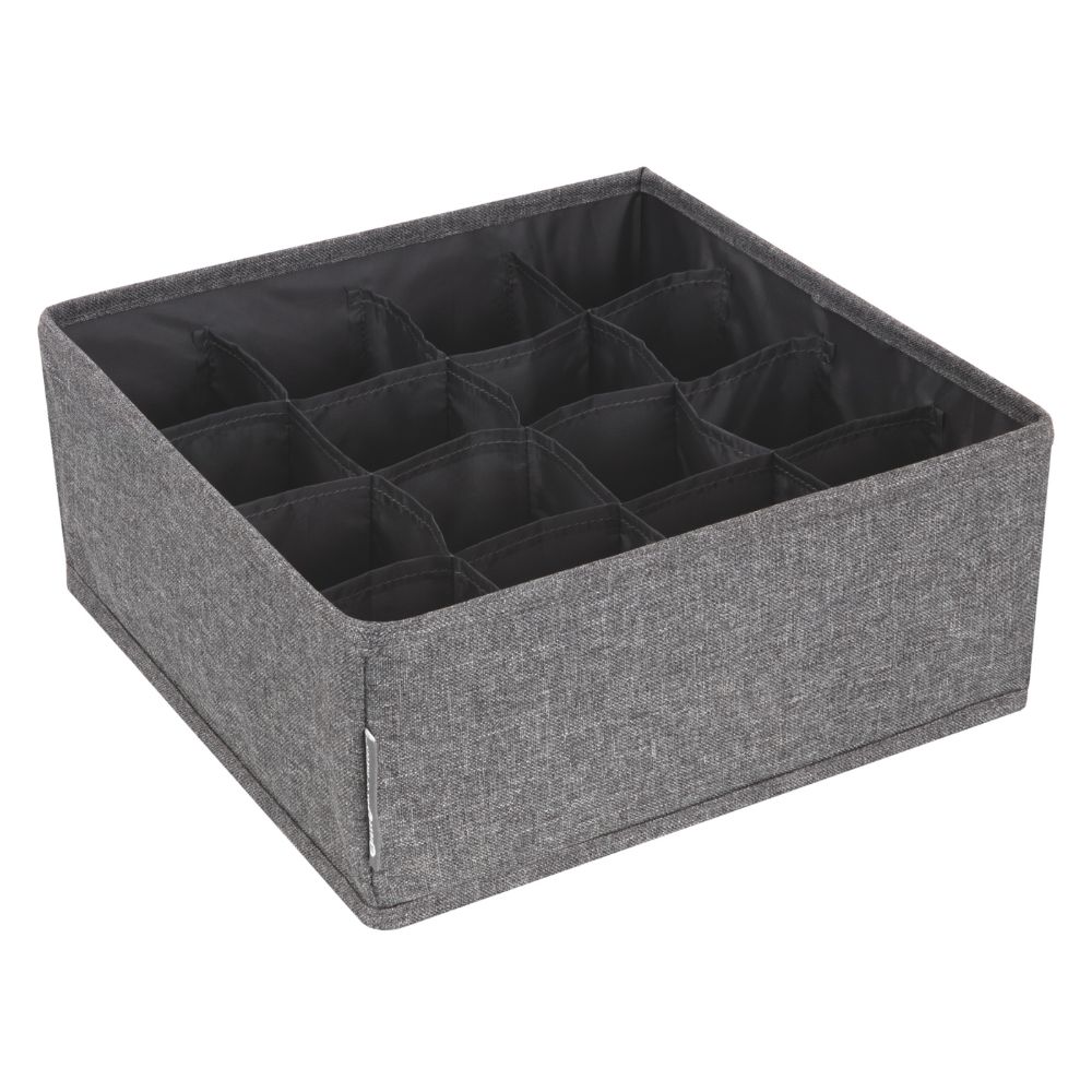 Boxen mit 16 Fächern - Grau