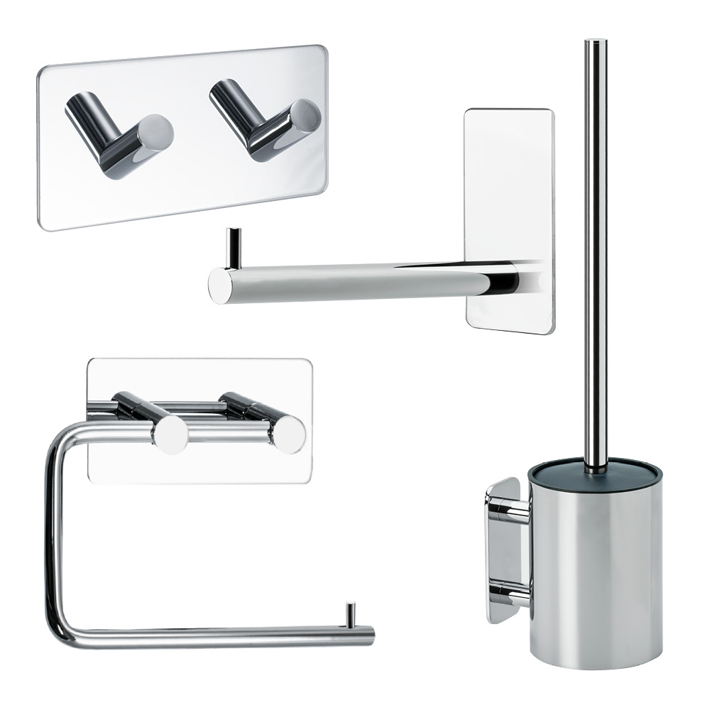 Badezimmer Set Base 200 - Chrom