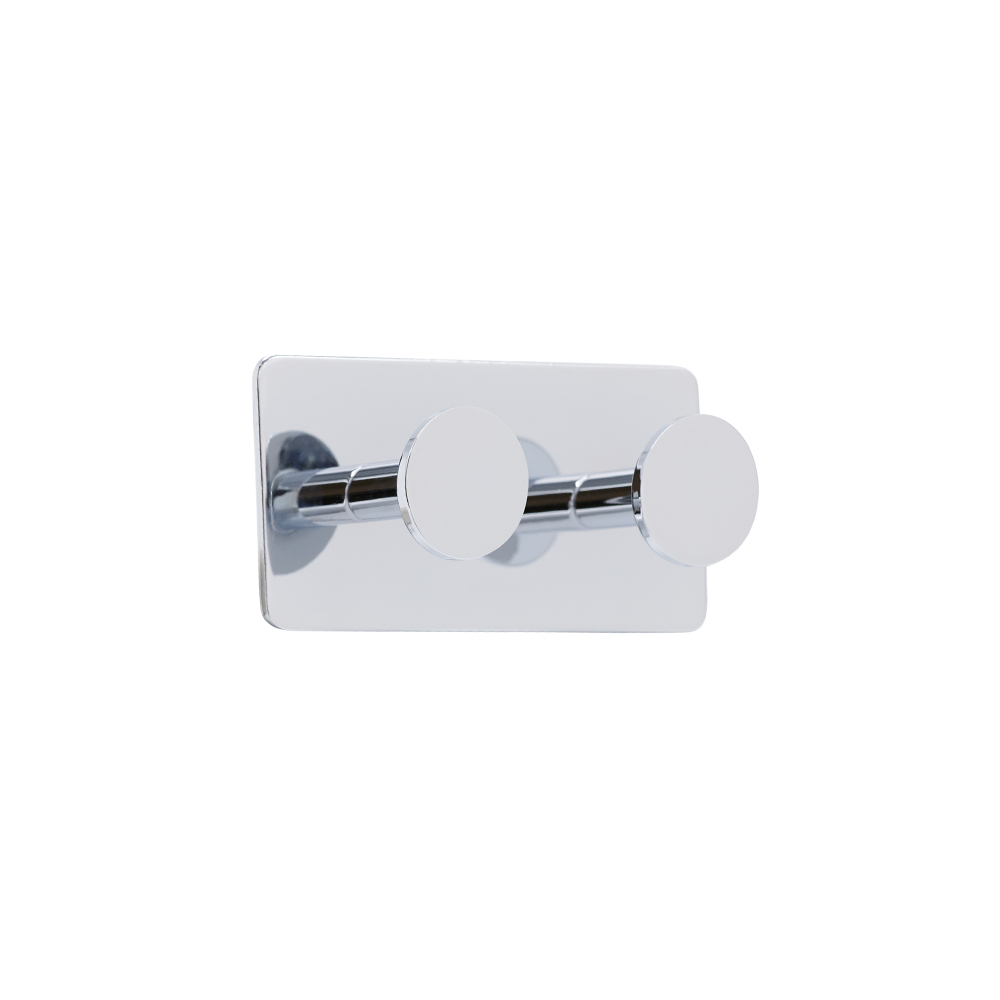 Klebehaken Base 210 2-Haken - Chrom