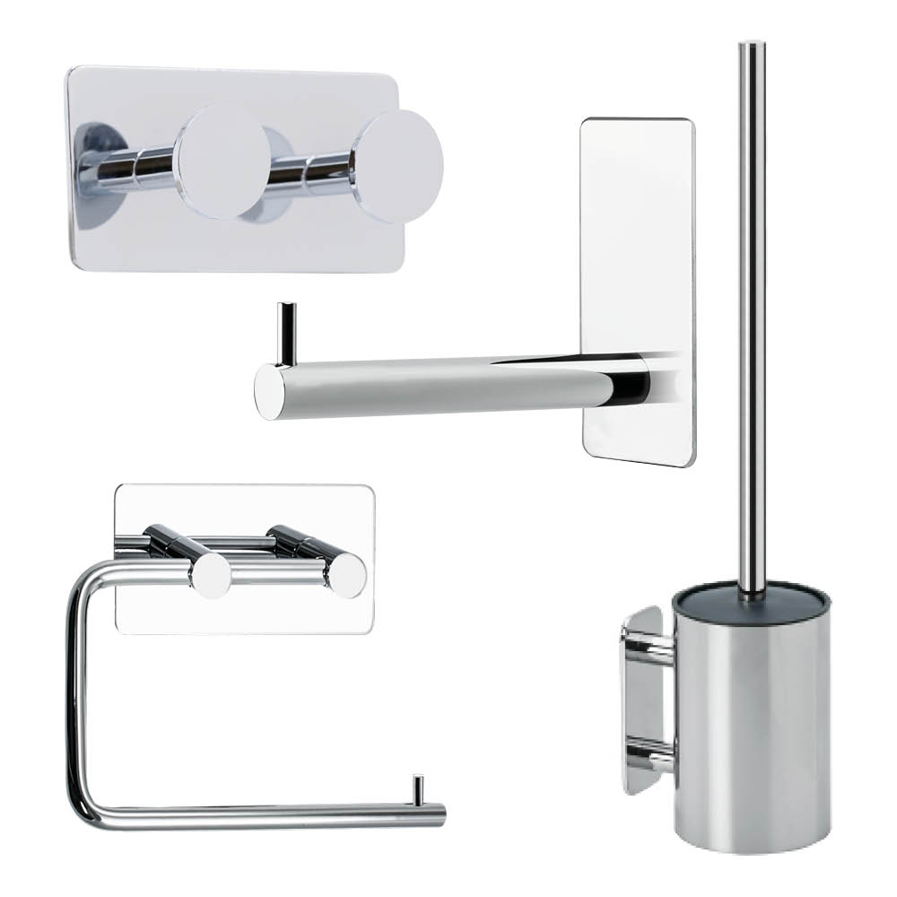 Badezimmer Set Base 210 - Chrom