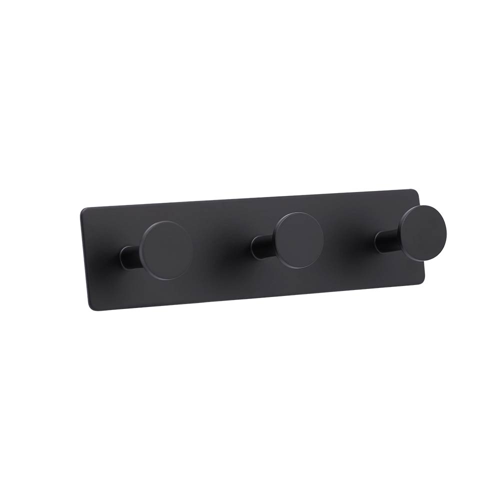 Klebehaken Base 210 3-Haken - Mattschwarz