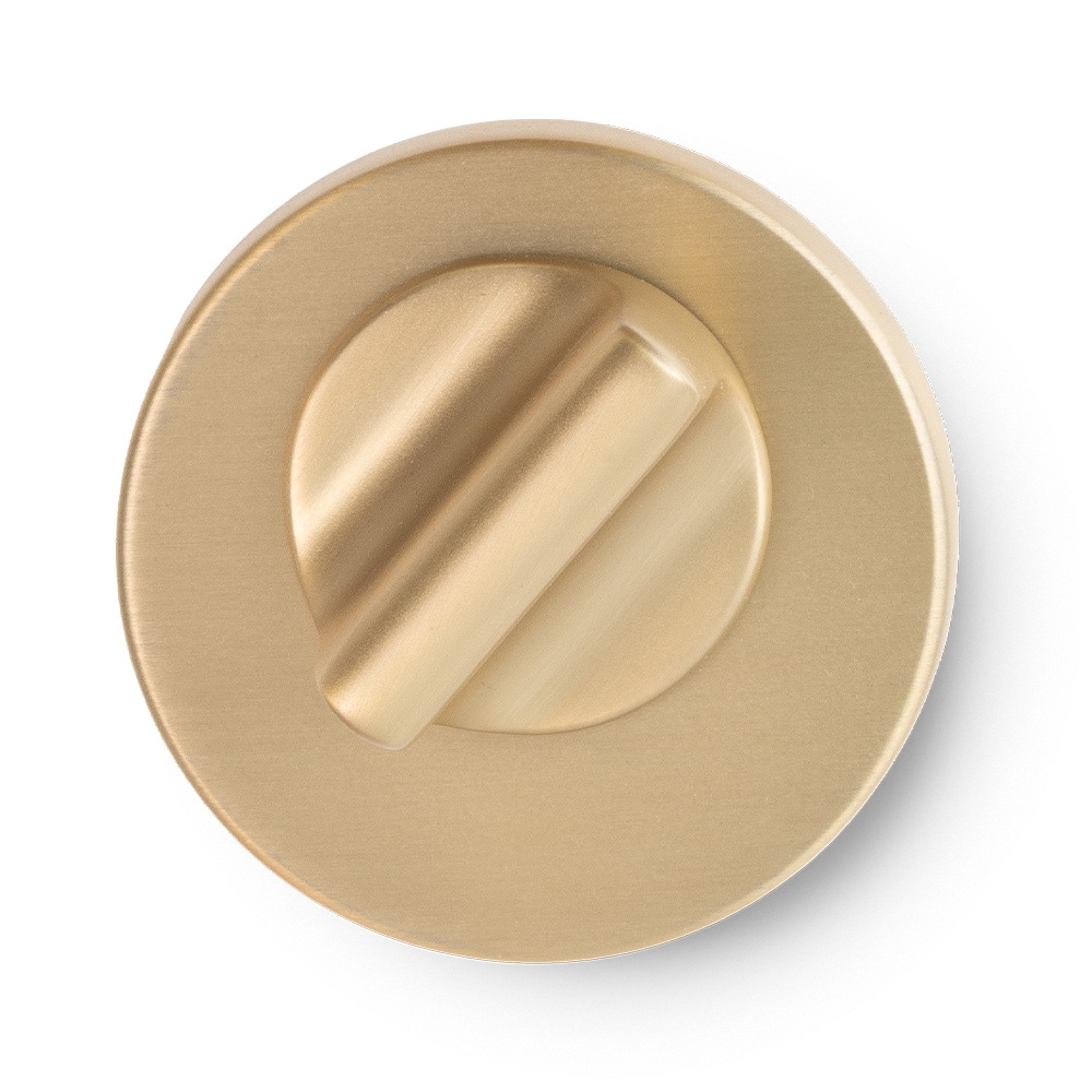 WC-Schloss R - Gebürstetes Gold