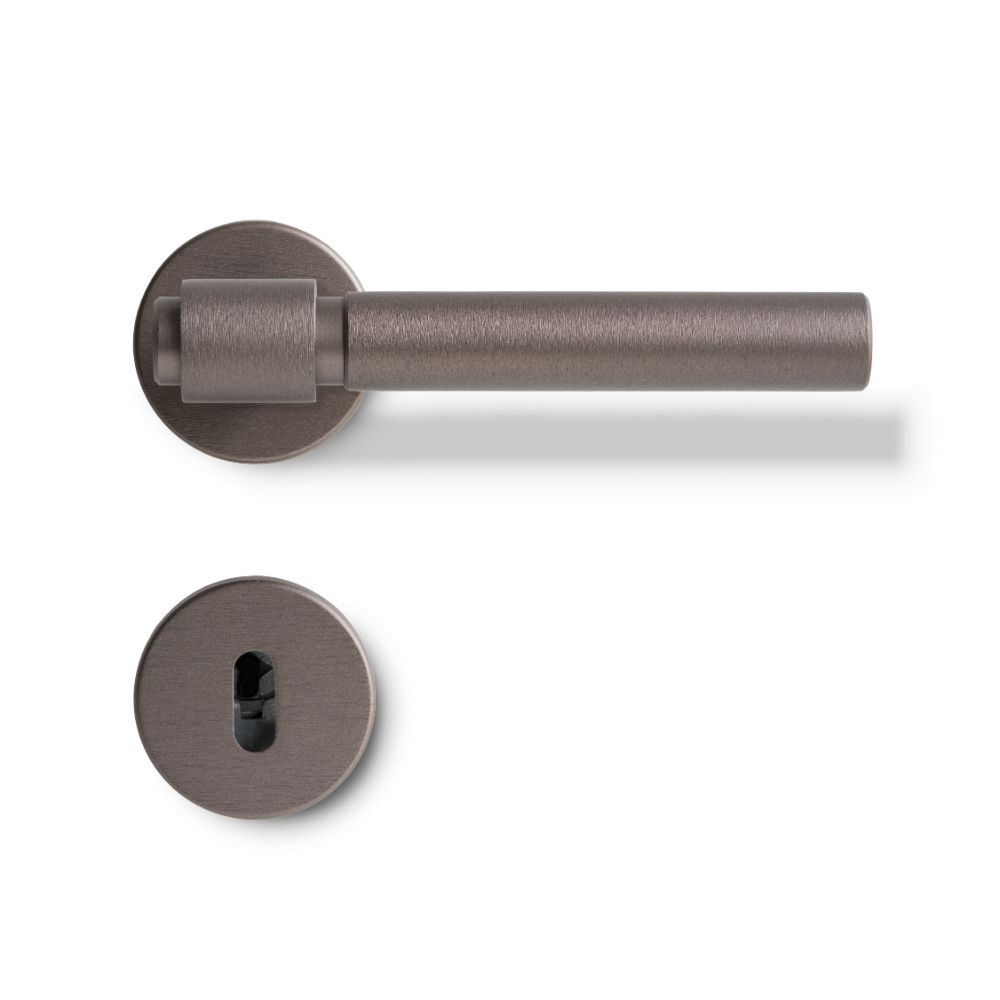 Türgriff Helix 200 Plain - Skandinavischer Standard - Dunkelbronze