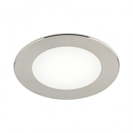 LED-Spot Atom - Edelstahl-Optik
