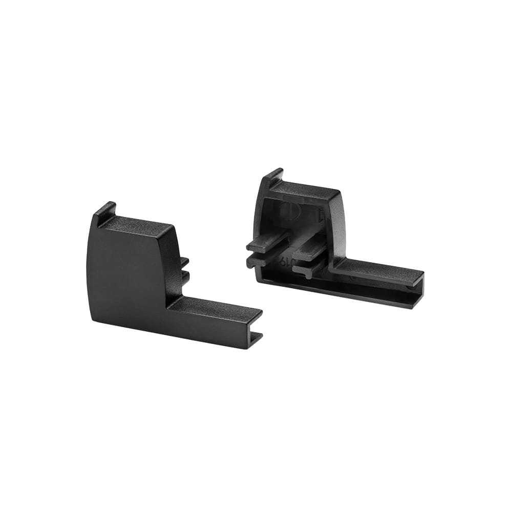 Endkappe Tuby - Schwarz - 2er-Set 