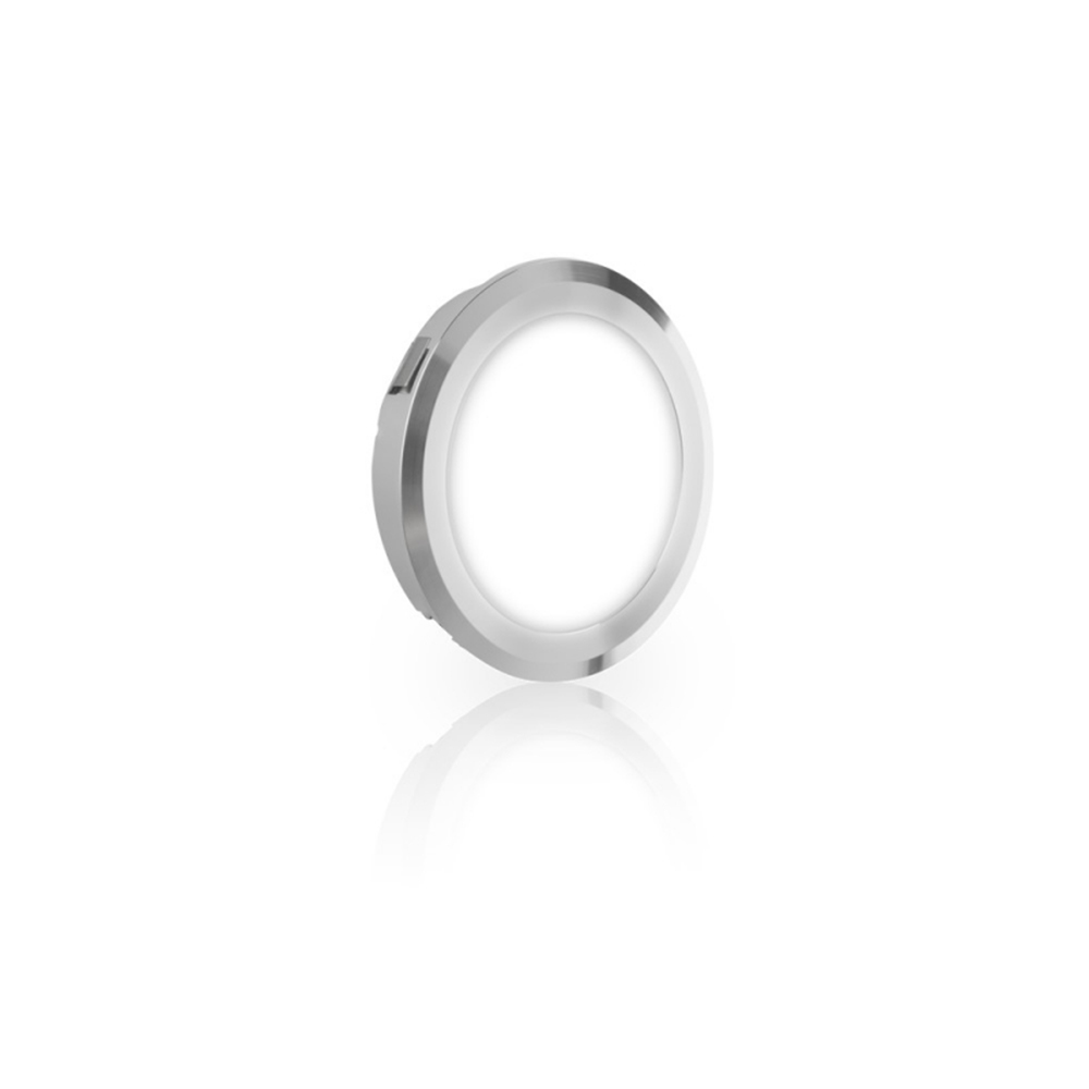 LED-Spot Stella Flat - Edelstahl-Optik