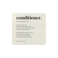 Klebeetikett Premium – Conditioner - Beige