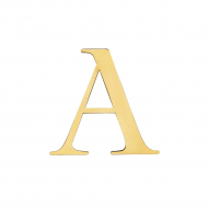 Hausbuchstabe Century - Messing