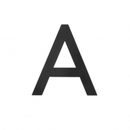 Hausbuchstabe Home - Schwarz