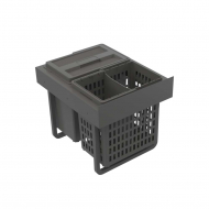 Mülltrennung - Select Base Eco - Dunkelgrau