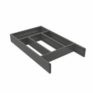 Besteckkasten Flex Basic - 500 (473mm) - Dunkelgrau