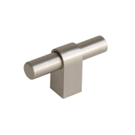 Griffknauf T-Form T Trace - Edelstahl-Optik