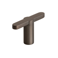 Möbelknopf T Flow - Brünierte Messing