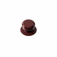 Möbelknopf Colette - 50mm - Glossy Maroon Red