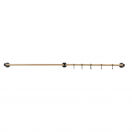 Verlängerungsstange Aveny - 600mm -  Eiche/Mattschwarz