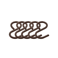 Haken Aveny - 5er-Set - Brünierte Messing