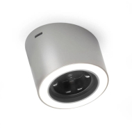 LED-Spot Unika - Steckdose - Edelstahl-Optik