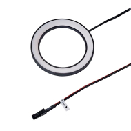 LED-Spot Ringlight - Utanpåliggande - Schwarz