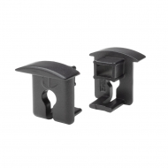 Endkappe Miss - Schwarz - 2er-Set