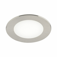LED-Spot Atom - Edelstahl-Optik