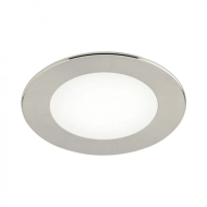 LED-Spot Atom - Edelstahl-Optik