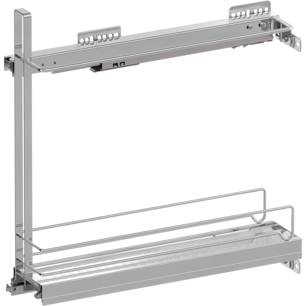 Backblechauszug K-150 Rechts - Chrom